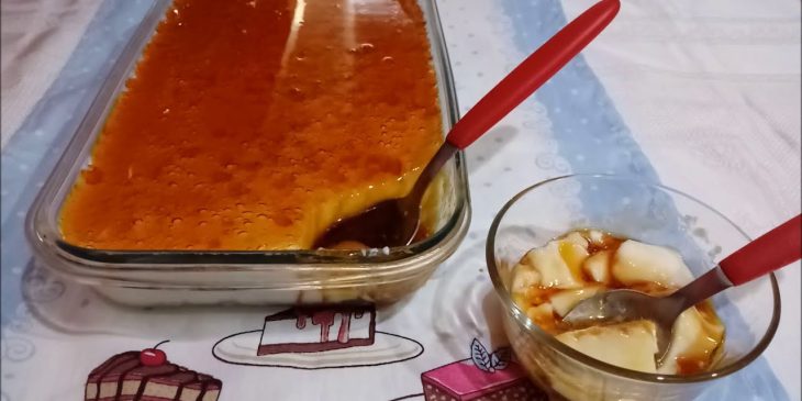 flan de baunilha tudo gostoso ana maria