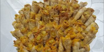 Canudinhos de carne moída