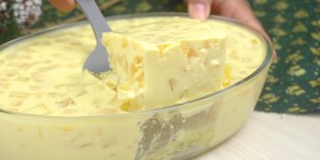 Gelatina verde e amarela