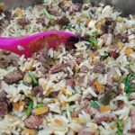 Arroz de churrasco para servir para a galera o melhor que todos irão provar na vida