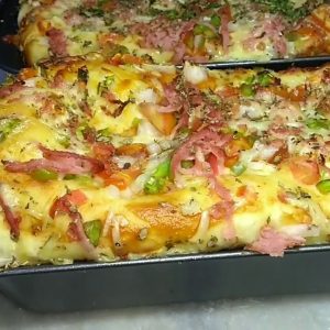 Pão pizza é a melhor opção de lanche para servir em casa aos amigos