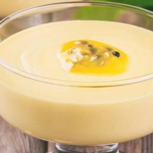 mousse de maracujá com tang tudo gostoso