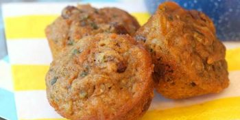 Muffin de cenoura para bebês