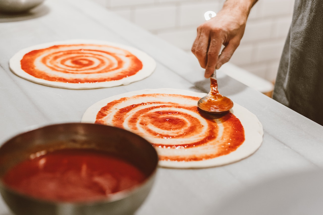 receita de massa de pizza