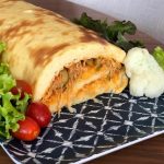 rocambole de frango com batata