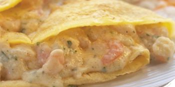 Crepe de camarão