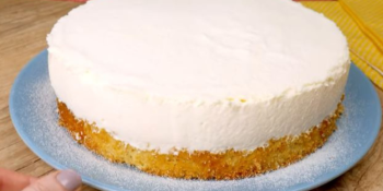 Bolo mousse de leite ninho
