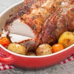 Lombinho de porco com batatas