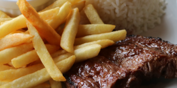 Maminha com fritas