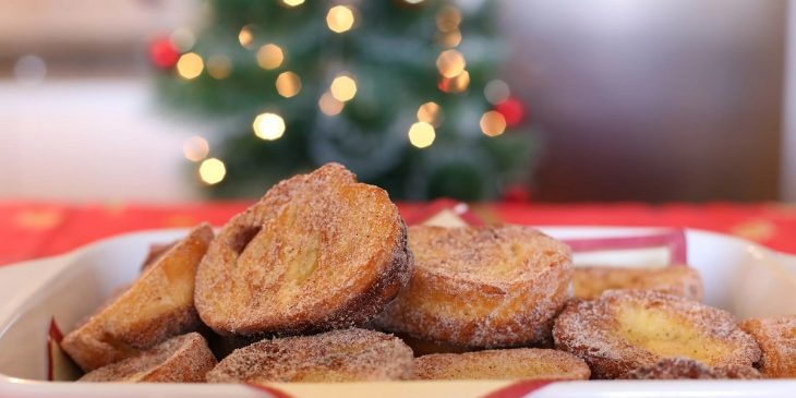 Rabanada de Natal simples fácil perfeita