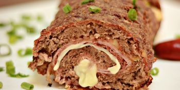 Rocambole de carne moída