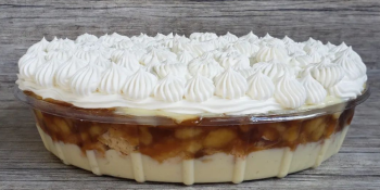 Sobremesa de banana gelada