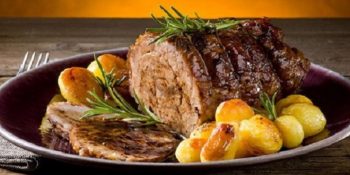 Fraldinha assada com batatas