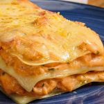 lasanha de camarão ao molho branco