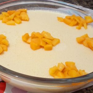 Mousse de pêssego fácil e prático para ter aquele docinho delicioso