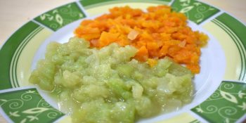 Papinha de cenoura para bebê