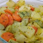 Legumes cozidos no vapor que fica uma delícia para acompanhar o seu almoço nessa semana