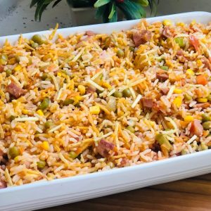 Arroz crocante sucesso de receita para incrementar as festas de final de ano