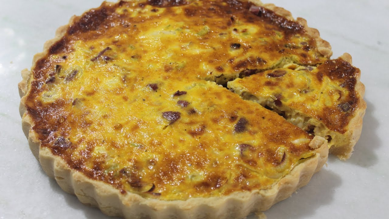 Como fazer quiche de calabresa?