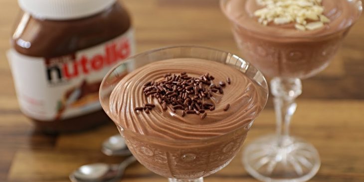 Mousse de avelã que é a sobremesa a cara das festas de ano novo