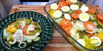 Salada de bacalhau com batatas