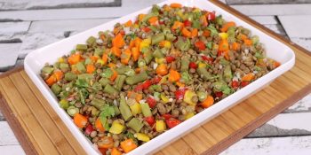Salada de lentilha simples