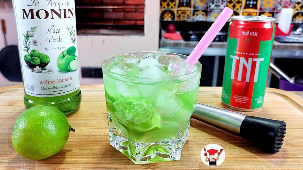 Drink de maçã verde a cara do réveillon que é uma delícia