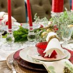 mesa de natal decorado