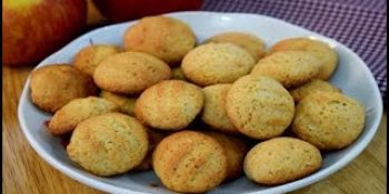 Bolachas de maçã e canela