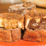 rabanada com doce de leite