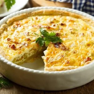 torta de repolho com bacalhau