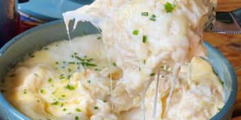 Lasanha de bacalhau com batatas