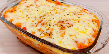 Lasanha de frango ao molho branco