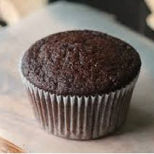 Muffin de cacau com aveia