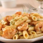 Penne ao molho de camarão