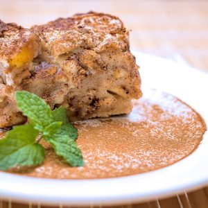 Torta de maçã com canela