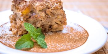 Torta de maçã com canela