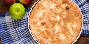 Torta de maçã de preguiçoso