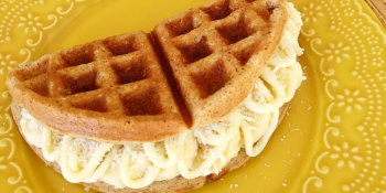 Waffle de coco