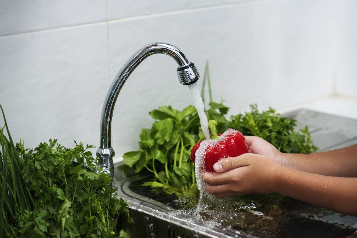 higienizar frutas e verduras