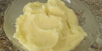 Purê de batata sem leite