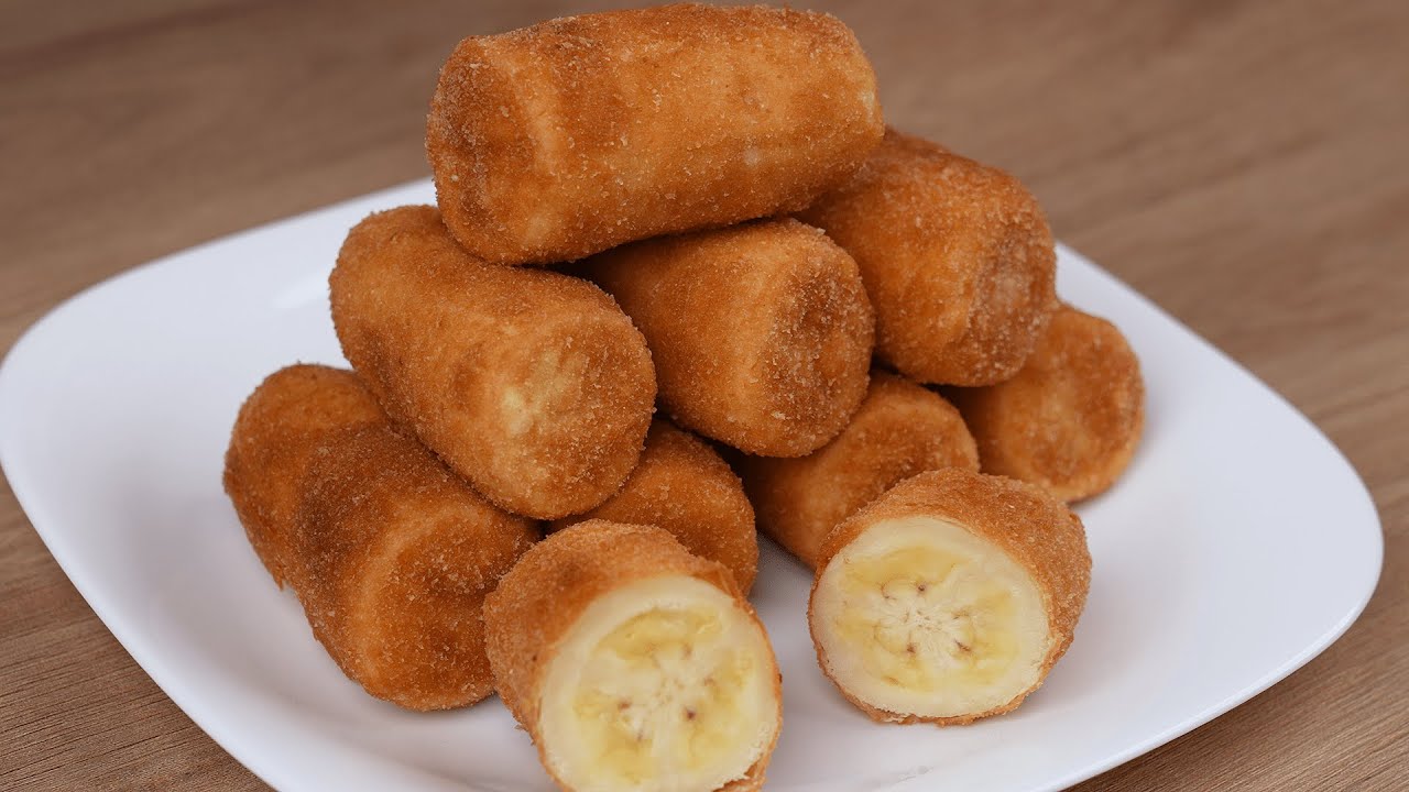 Como fazer banana frita com queijo?