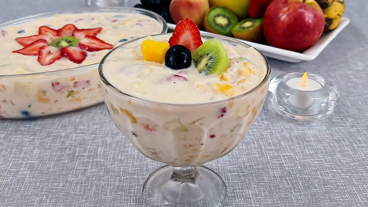 Salada de frutas equatoriana que tem um gostinho delicioso de verão