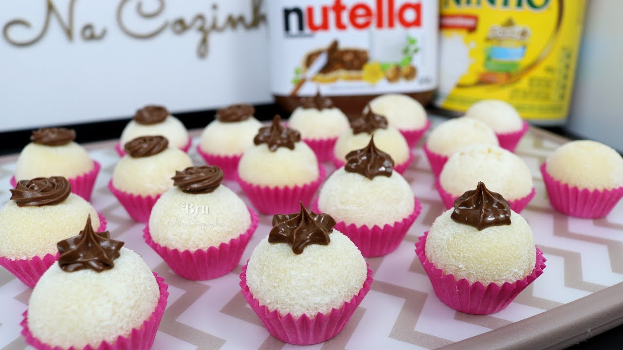 Como fazer brigadeiro de Ninho com Nutella?