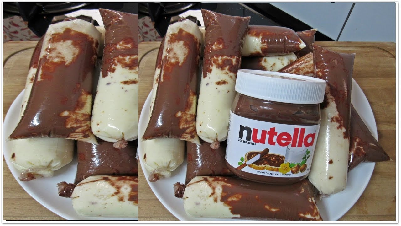 Geladinho de Nutella com Leite Ninho para refrescar e se apaixonar nesse  calor