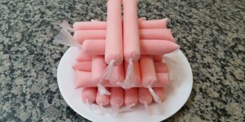 Geladinho de morango