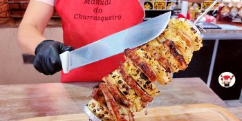 Abacaxi na churrasqueira