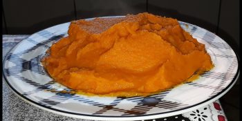 Purê de cenoura low carb