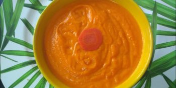Purê de cenoura para bebê