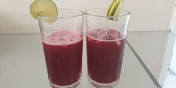 Suco de beterraba com limão